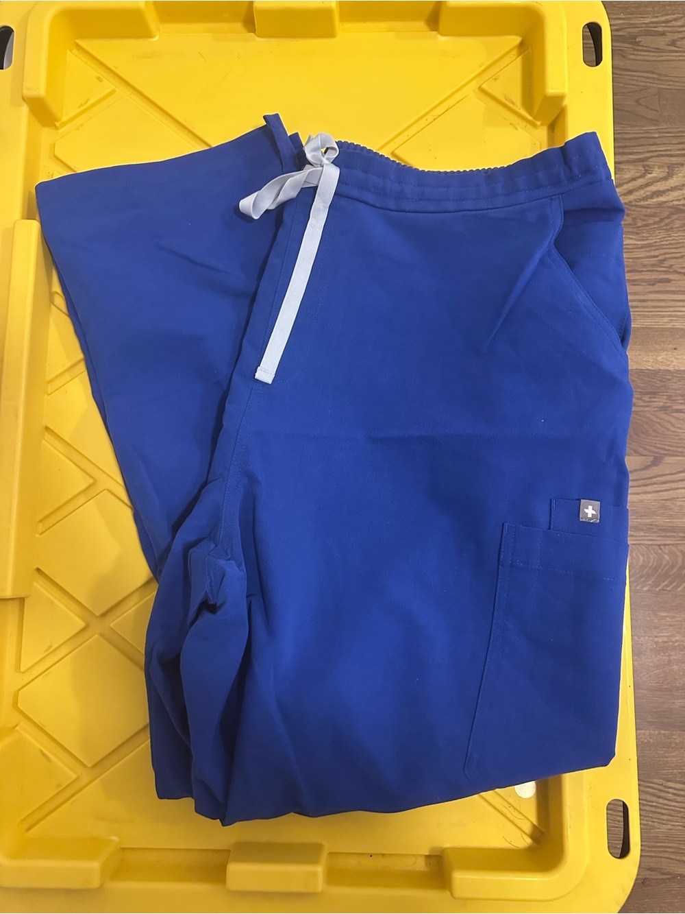 Women’s royal blue Figs scrub pants